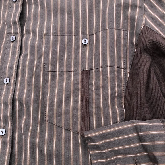 XL Goode Rider brown riding top w winched back and stretchy side panels. - Picture 4 of 11